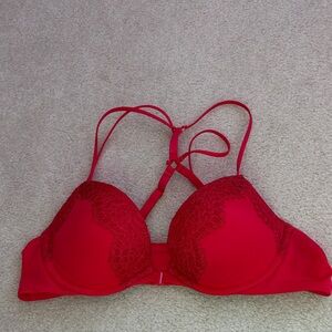 NWOT Victoria’s Secret Very Sexy Push Up Bra. 36A Red
